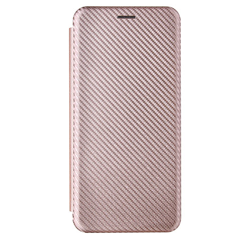 Coque Portefeuille Livre Cuir Etui Clapet L09Z pour Samsung Galaxy A02s Or Rose