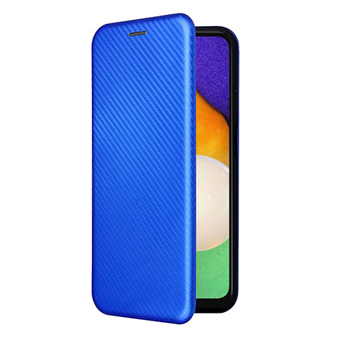 Coque Portefeuille Livre Cuir Etui Clapet L09Z pour Samsung Galaxy A04s Bleu