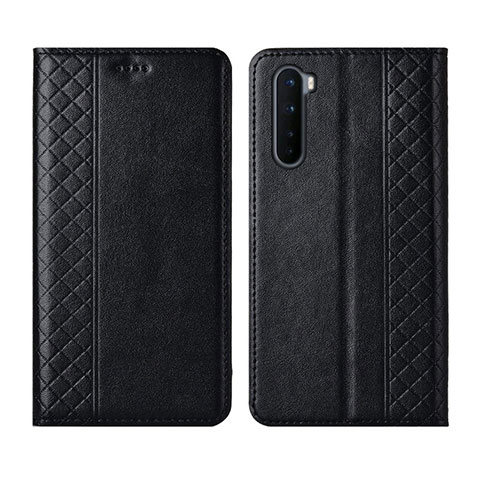 Coque Portefeuille Livre Cuir Etui Clapet L10 pour OnePlus Nord Noir