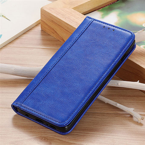 Coque Portefeuille Livre Cuir Etui Clapet L10 pour Oppo Find X3 Lite 5G Bleu