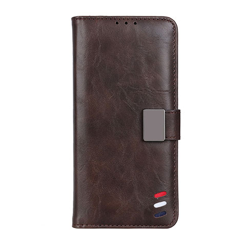 Coque Portefeuille Livre Cuir Etui Clapet L10 pour Realme Narzo 30 Pro 5G Marron