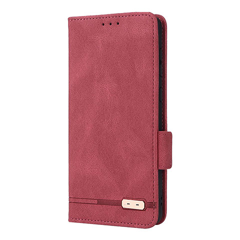 Coque Portefeuille Livre Cuir Etui Clapet L10Z pour Samsung Galaxy A73 5G Rouge