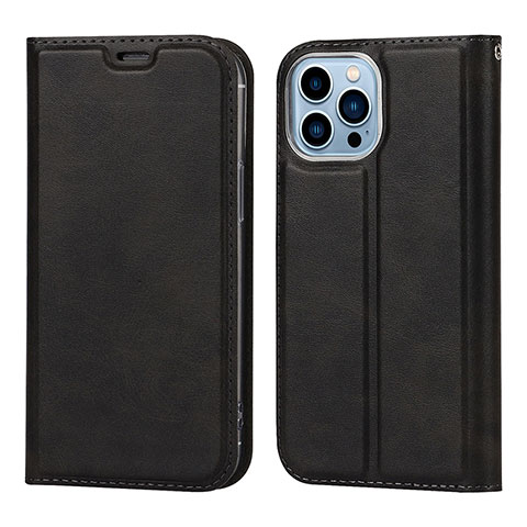 Coque Portefeuille Livre Cuir Etui Clapet L11 pour Apple iPhone 14 Pro Max Noir