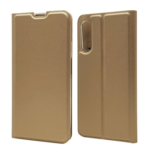 Coque Portefeuille Livre Cuir Etui Clapet L11 pour Huawei P Smart Pro (2019) Or