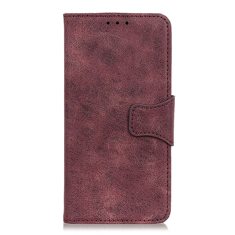 Coque Portefeuille Livre Cuir Etui Clapet L11 pour Huawei P40 Lite Vin Rouge