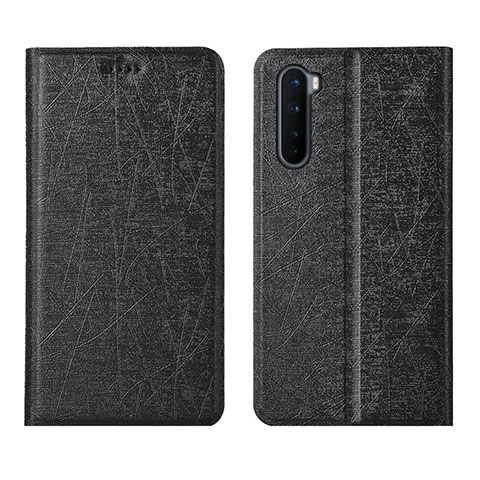 Coque Portefeuille Livre Cuir Etui Clapet L11 pour OnePlus Nord Noir