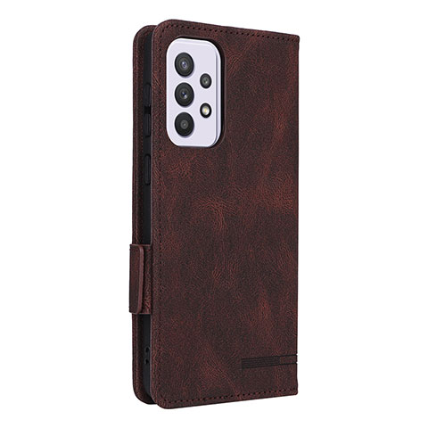 Coque Portefeuille Livre Cuir Etui Clapet L11Z pour Samsung Galaxy A33 5G Marron