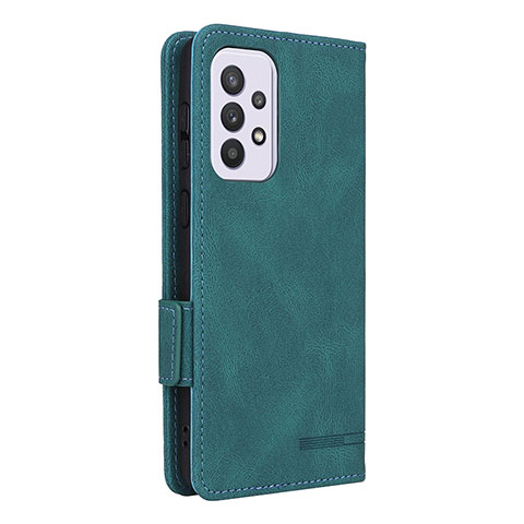 Coque Portefeuille Livre Cuir Etui Clapet L11Z pour Samsung Galaxy A33 5G Vert