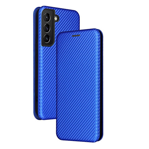 Coque Portefeuille Livre Cuir Etui Clapet L11Z pour Samsung Galaxy S24 Plus 5G Bleu