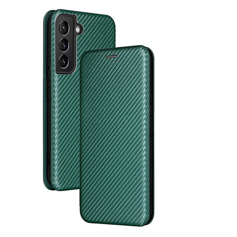 Coque Portefeuille Livre Cuir Etui Clapet L11Z pour Samsung Galaxy S24 Plus 5G Vert