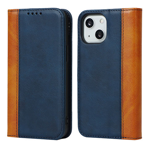 Coque Portefeuille Livre Cuir Etui Clapet L12 pour Apple iPhone 13 Bleu