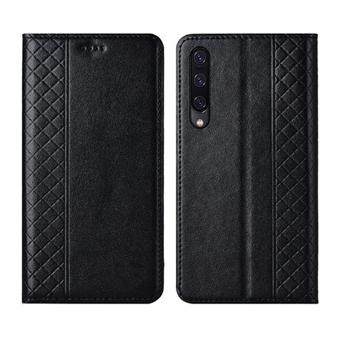 Coque Portefeuille Livre Cuir Etui Clapet L12 pour Huawei P Smart Pro (2019) Noir