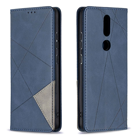 Coque Portefeuille Livre Cuir Etui Clapet L12 pour Nokia 2.4 Bleu