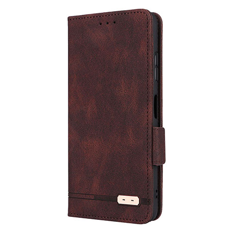 Coque Portefeuille Livre Cuir Etui Clapet L12Z pour Samsung Galaxy A22s 5G Marron