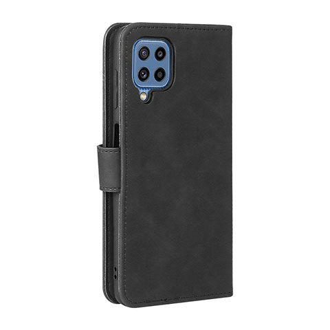 Coque Portefeuille Livre Cuir Etui Clapet L12Z pour Samsung Galaxy M32 4G Noir