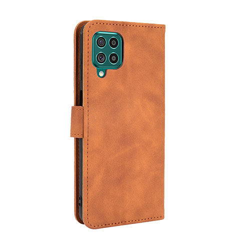 Coque Portefeuille Livre Cuir Etui Clapet L12Z pour Samsung Galaxy M62 4G Marron