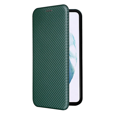 Coque Portefeuille Livre Cuir Etui Clapet L12Z pour Samsung Galaxy S21 FE 5G Vert