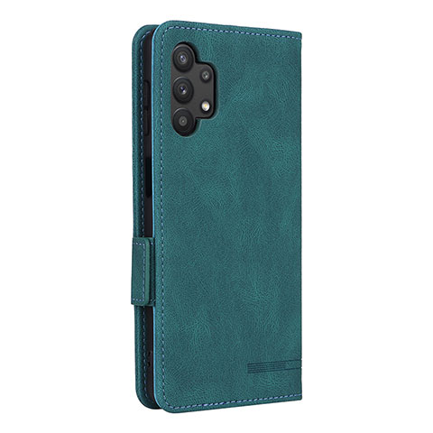 Coque Portefeuille Livre Cuir Etui Clapet L13Z pour Samsung Galaxy A32 4G Vert