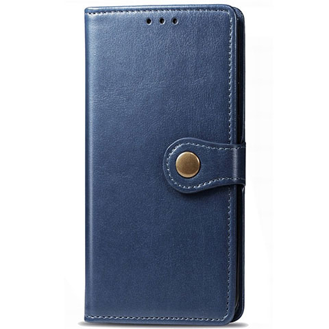 Coque Portefeuille Livre Cuir Etui Clapet L14 pour Huawei P Smart Pro (2019) Bleu