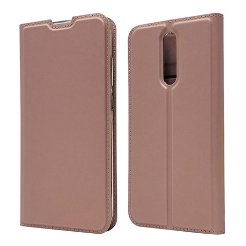 Coque Portefeuille Livre Cuir Etui Clapet L14 pour Xiaomi Redmi 8 Or Rose