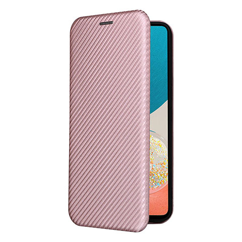 Coque Portefeuille Livre Cuir Etui Clapet L14Z pour Samsung Galaxy A53 5G Or Rose