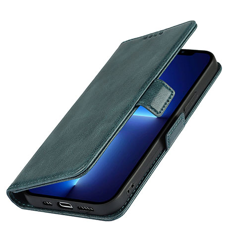 Coque Portefeuille Livre Cuir Etui Clapet L15 pour Apple iPhone 13 Bleu