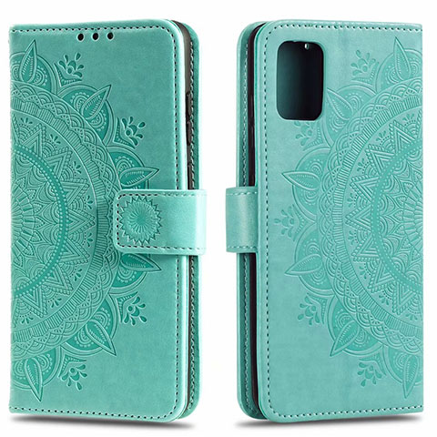 Coque Portefeuille Livre Cuir Etui Clapet L15 pour Samsung Galaxy A51 5G Vert