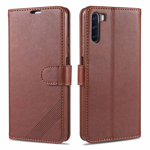 Coque Portefeuille Livre Cuir Etui Clapet L16 pour Huawei Mate 40 Lite 5G Marron