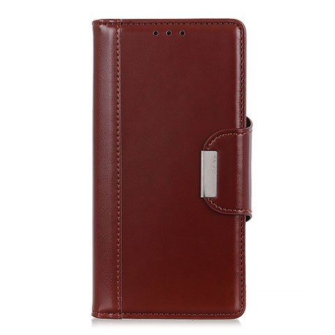 Coque Portefeuille Livre Cuir Etui Clapet L16 pour Samsung Galaxy A41 Marron