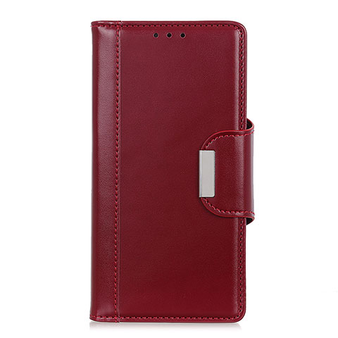 Coque Portefeuille Livre Cuir Etui Clapet L16 pour Samsung Galaxy A41 Vin Rouge