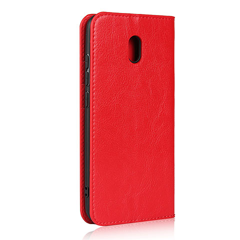 Coque Portefeuille Livre Cuir Etui Clapet L16 pour Xiaomi Redmi 8A Rouge
