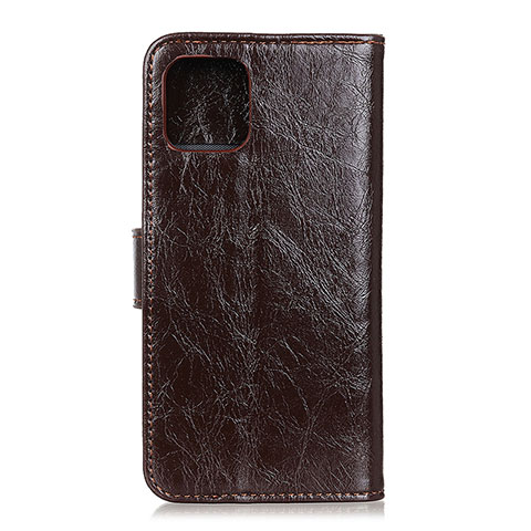 Coque Portefeuille Livre Cuir Etui Clapet L17 pour Huawei Honor 30S Marron