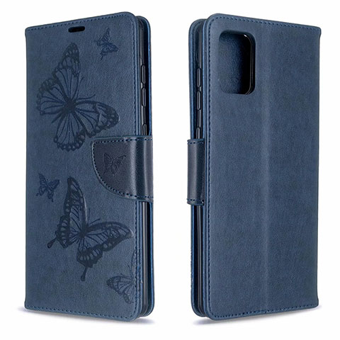 Coque Portefeuille Livre Cuir Etui Clapet L17 pour Samsung Galaxy A71 4G A715 Bleu