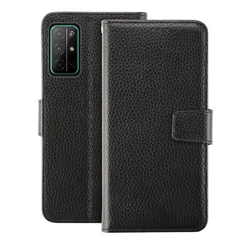 Coque Portefeuille Livre Cuir Etui Clapet L19 pour Huawei Honor 30S Noir