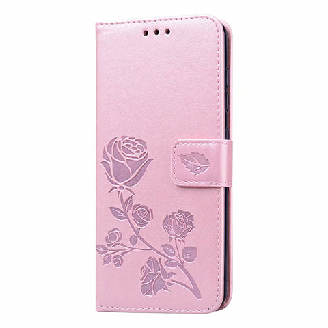 Coque Portefeuille Livre Cuir Etui Clapet L23 pour Samsung Galaxy A41 Rose