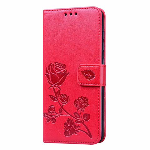 Coque Portefeuille Livre Cuir Etui Clapet L23 pour Samsung Galaxy A41 Rouge