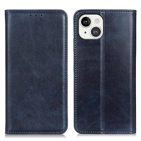 Coque Portefeuille Livre Cuir Etui Clapet L25 pour Apple iPhone 13 Bleu