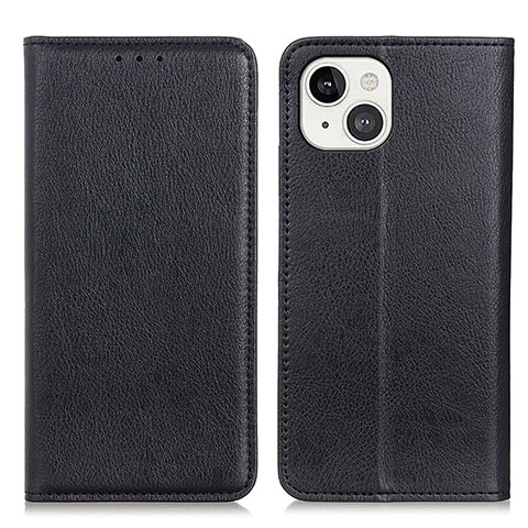 Coque Portefeuille Livre Cuir Etui Clapet L25 pour Apple iPhone 15 Noir