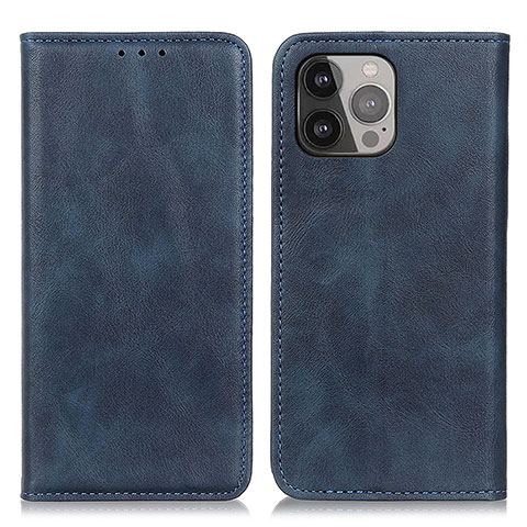 Coque Portefeuille Livre Cuir Etui Clapet L26 pour Apple iPhone 14 Pro Max Bleu