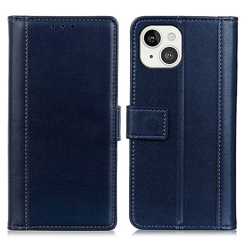 Coque Portefeuille Livre Cuir Etui Clapet L28 pour Apple iPhone 13 Mini Bleu