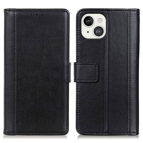 Coque Portefeuille Livre Cuir Etui Clapet L28 pour Apple iPhone 13 Mini Noir