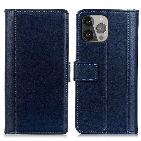 Coque Portefeuille Livre Cuir Etui Clapet L28 pour Apple iPhone 13 Pro Bleu