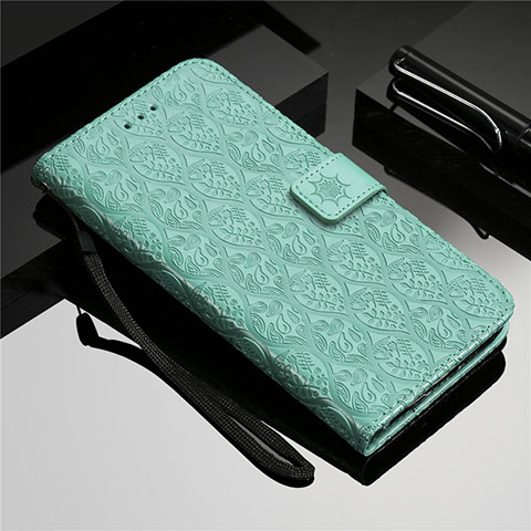 Coque Portefeuille Livre Cuir Etui Clapet L28 pour Samsung Galaxy A71 5G Vert