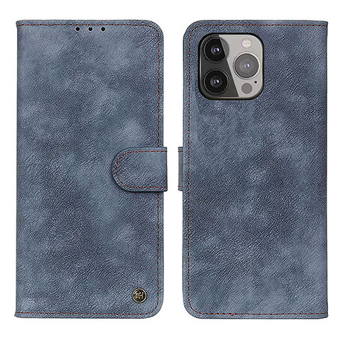 Coque Portefeuille Livre Cuir Etui Clapet L30 pour Apple iPhone 14 Pro Max Bleu