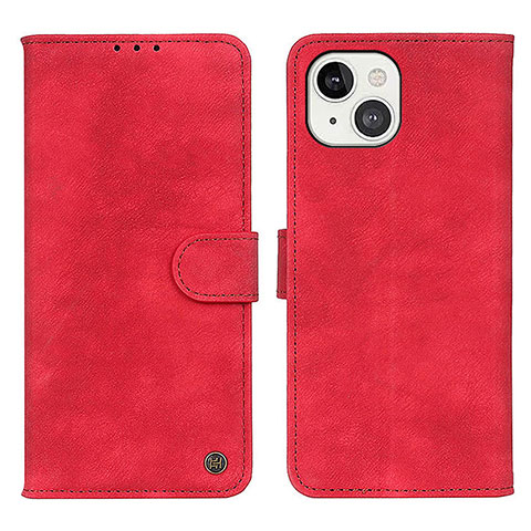 Coque Portefeuille Livre Cuir Etui Clapet L30 pour Apple iPhone 15 Rouge