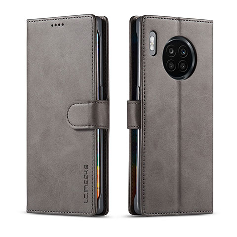 Coque Portefeuille Livre Cuir Etui Clapet LC1 pour Huawei Nova 8i Gris