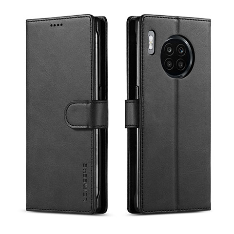 Coque Portefeuille Livre Cuir Etui Clapet LC1 pour Huawei Nova 8i Noir