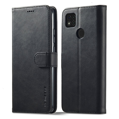 Coque Portefeuille Livre Cuir Etui Clapet LC1 pour Xiaomi Redmi 9C NFC Noir