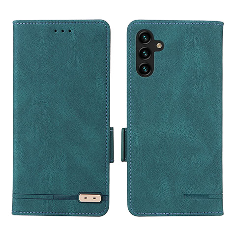 Coque Portefeuille Livre Cuir Etui Clapet LZ1 pour Samsung Galaxy A04s Vert