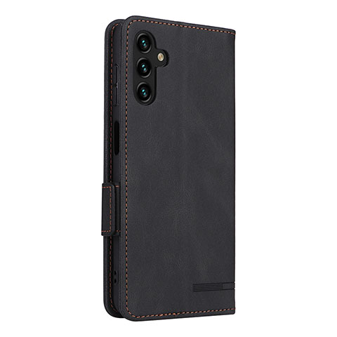 Coque Portefeuille Livre Cuir Etui Clapet LZ4 pour Samsung Galaxy A04s Noir